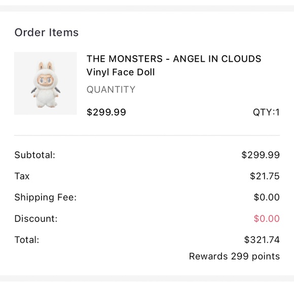 Pop Mart Labubu Zimomo Angel in the clouds US Seller Authentic - Picture 3 of 3